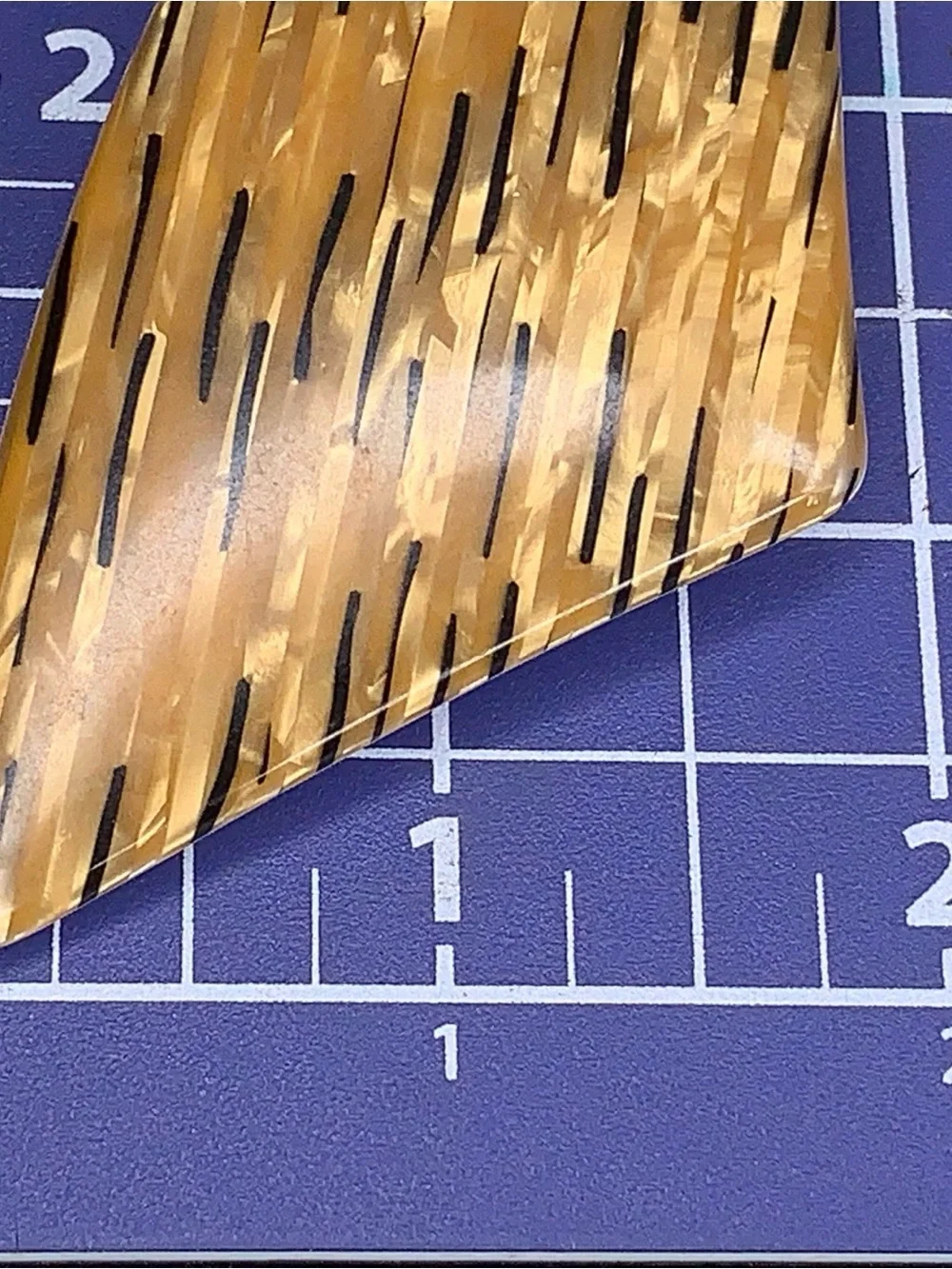 Vintage Celluloid Hair Barrette Made In France Pinup Rockabilly Retro Rare